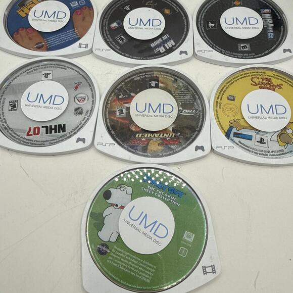 Sony PSP Console Bundle W/10Games, 2 Game Cases, Cover & Charger No Battery Work - Picture 10 of 12